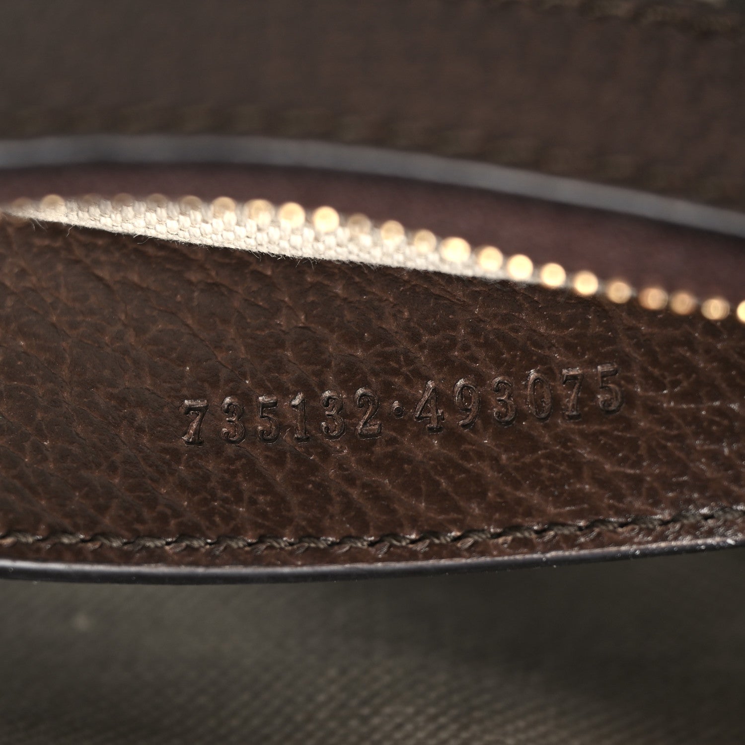 GG Supreme Monogram Textured Dollar Calfskin Web Small Ophidia GG Handbag Beige Ebony New Acero