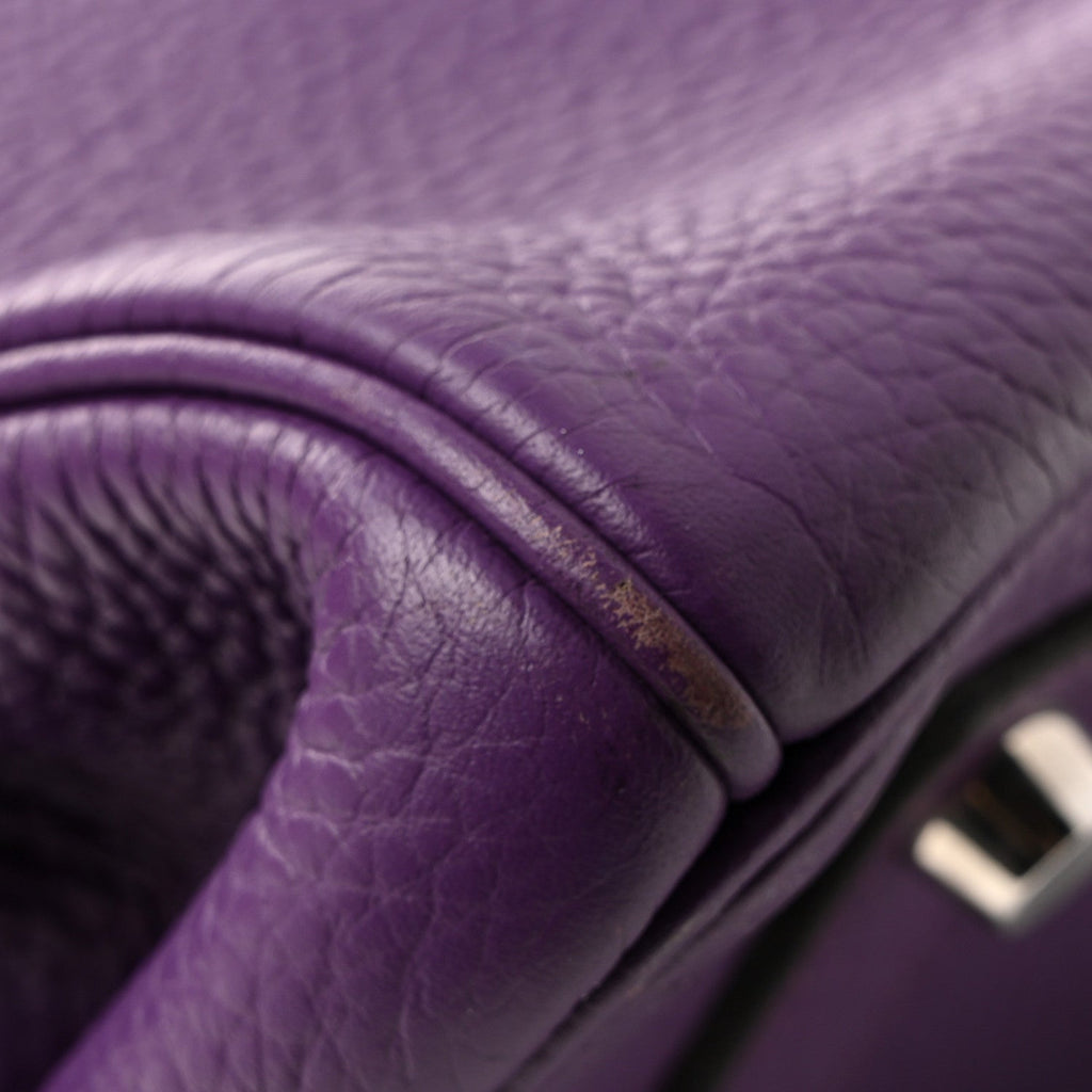 Taurillon Clemence Birkin 35 Ultraviolet