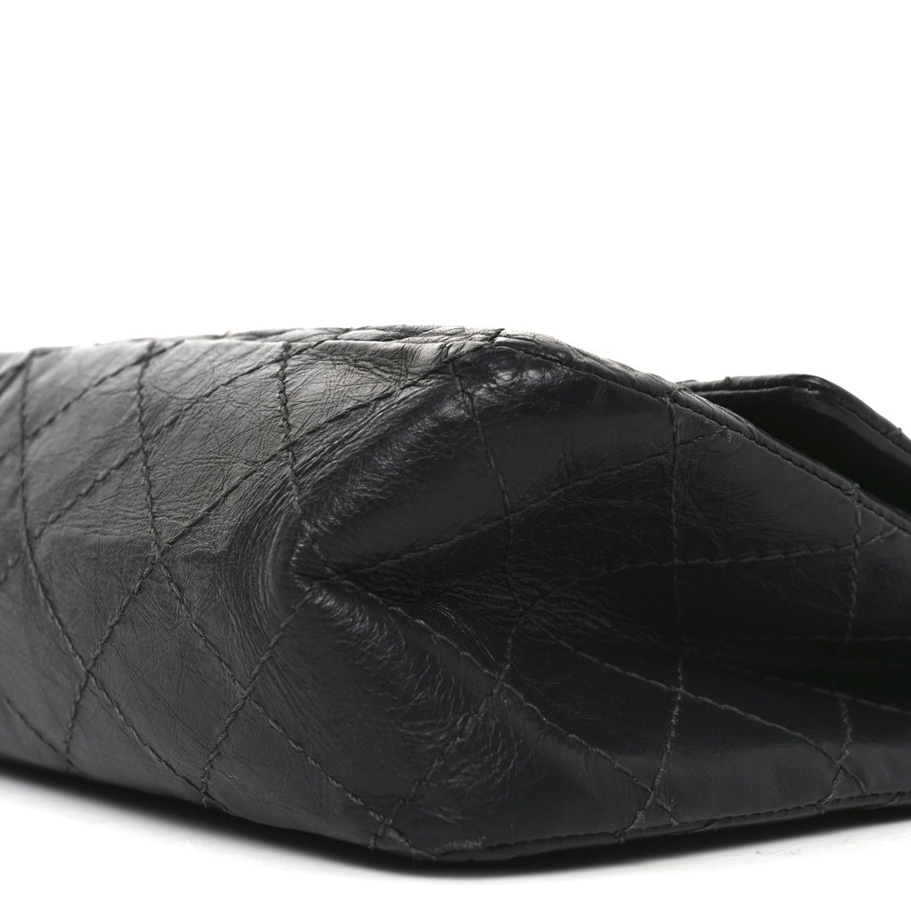 Aged Calfskin Quilted 2.55 Reissue 226 Flap Grey