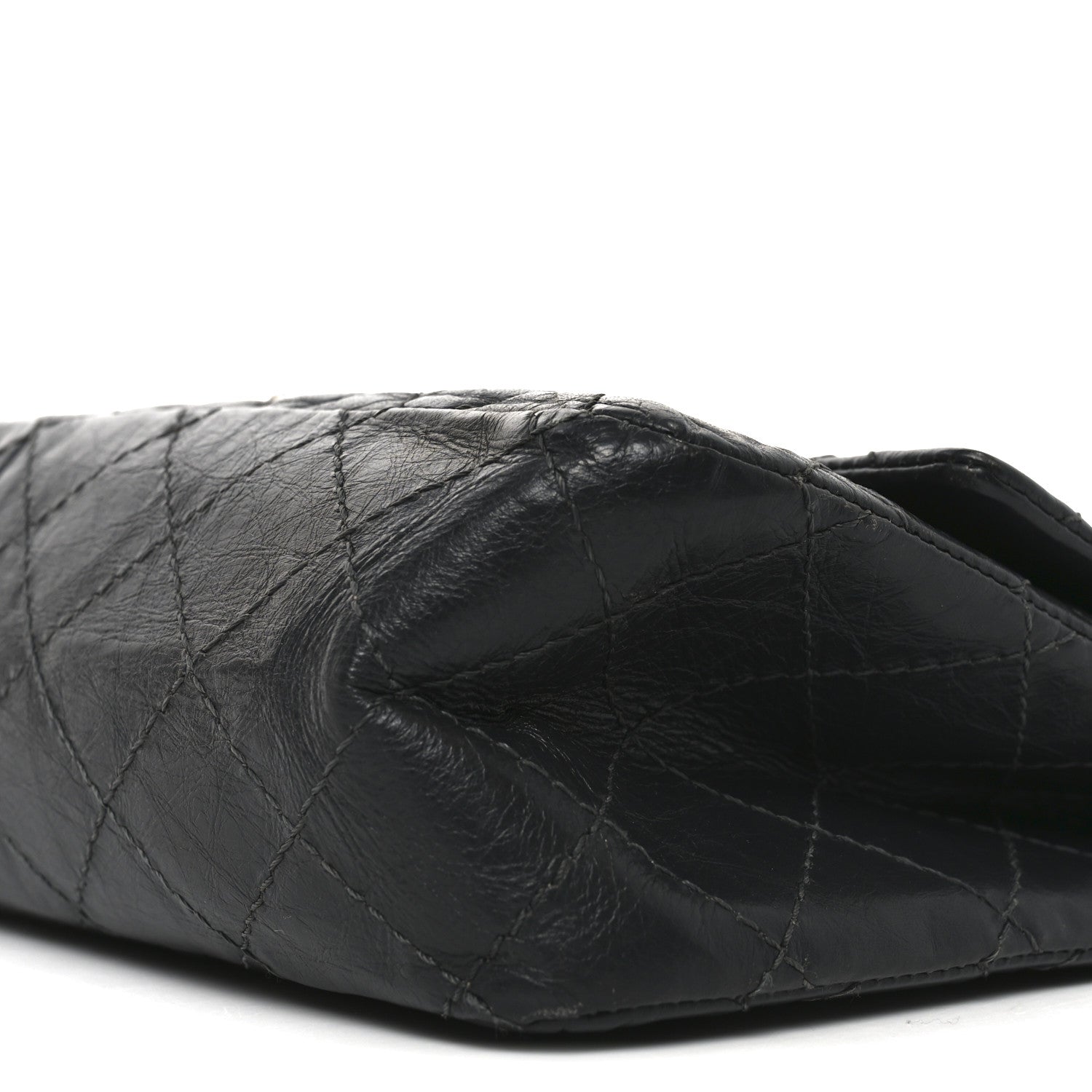 Aged Calfskin Quilted 2.55 Reissue 226 Flap Grey