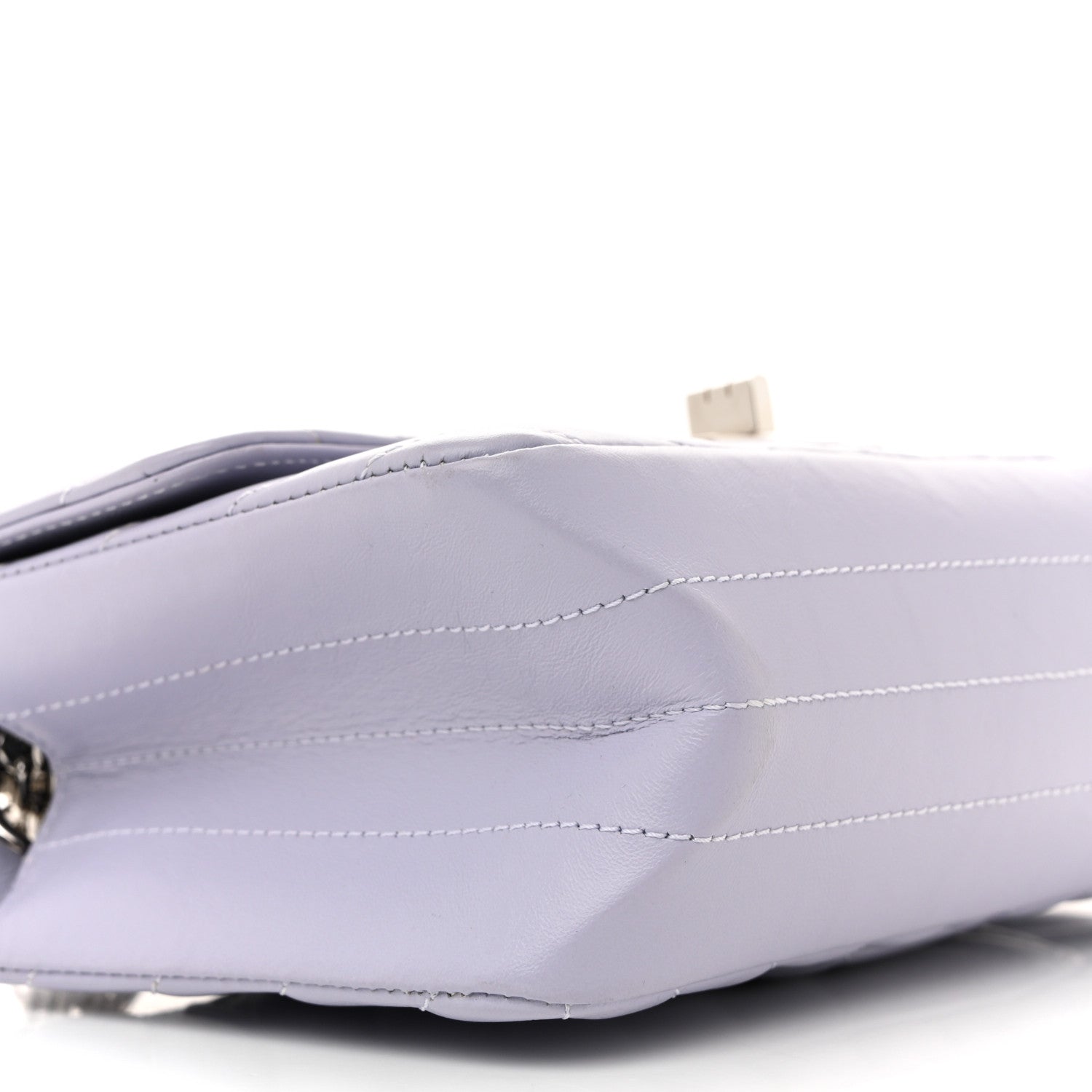 Aged Calfskin Chevron Quilted 2.55 Reissue Mini Flap Light Purple