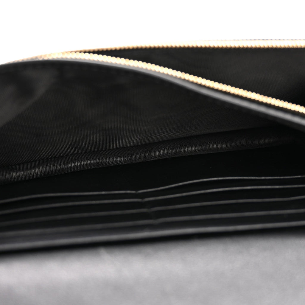 Microguccissima Crossbody Wallet Black