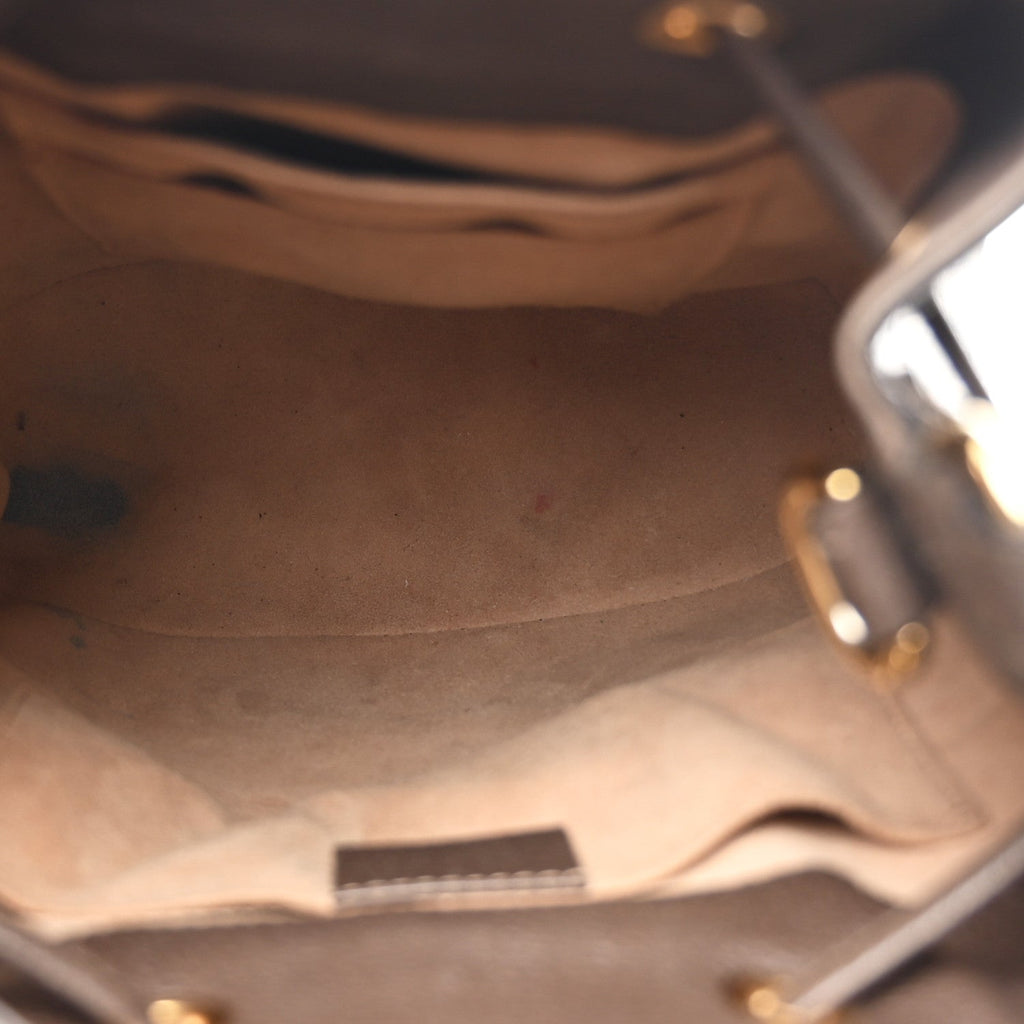 GG Supreme Monogram Web Small Ophidia Bucket Bag Brown