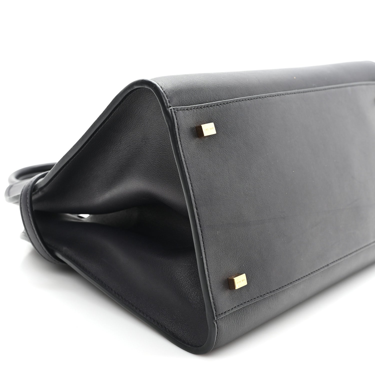 Polished Saddle Calfskin Soft Margaux 12 Black