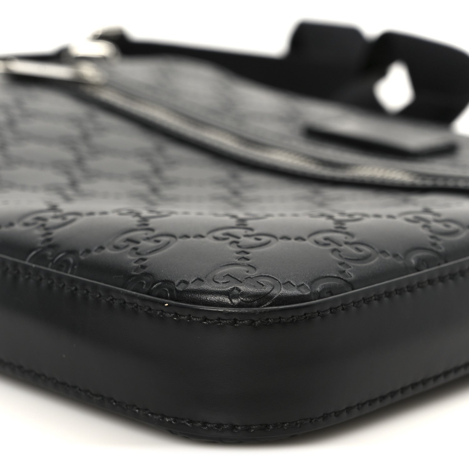Guccissima Signature Small Messenger Bag Black