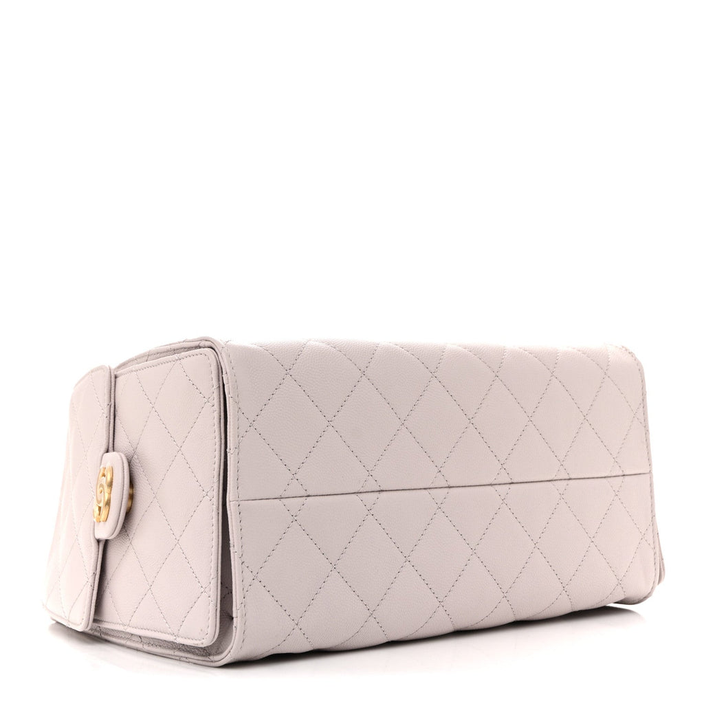 Caviar Quilted Small Chanel 25 Handbag Lilas Lilac