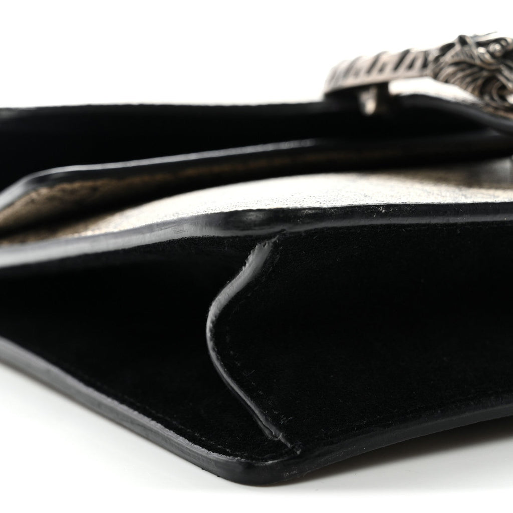 GG Supreme Monogram Mini Dionysus Shoulder Bag Black