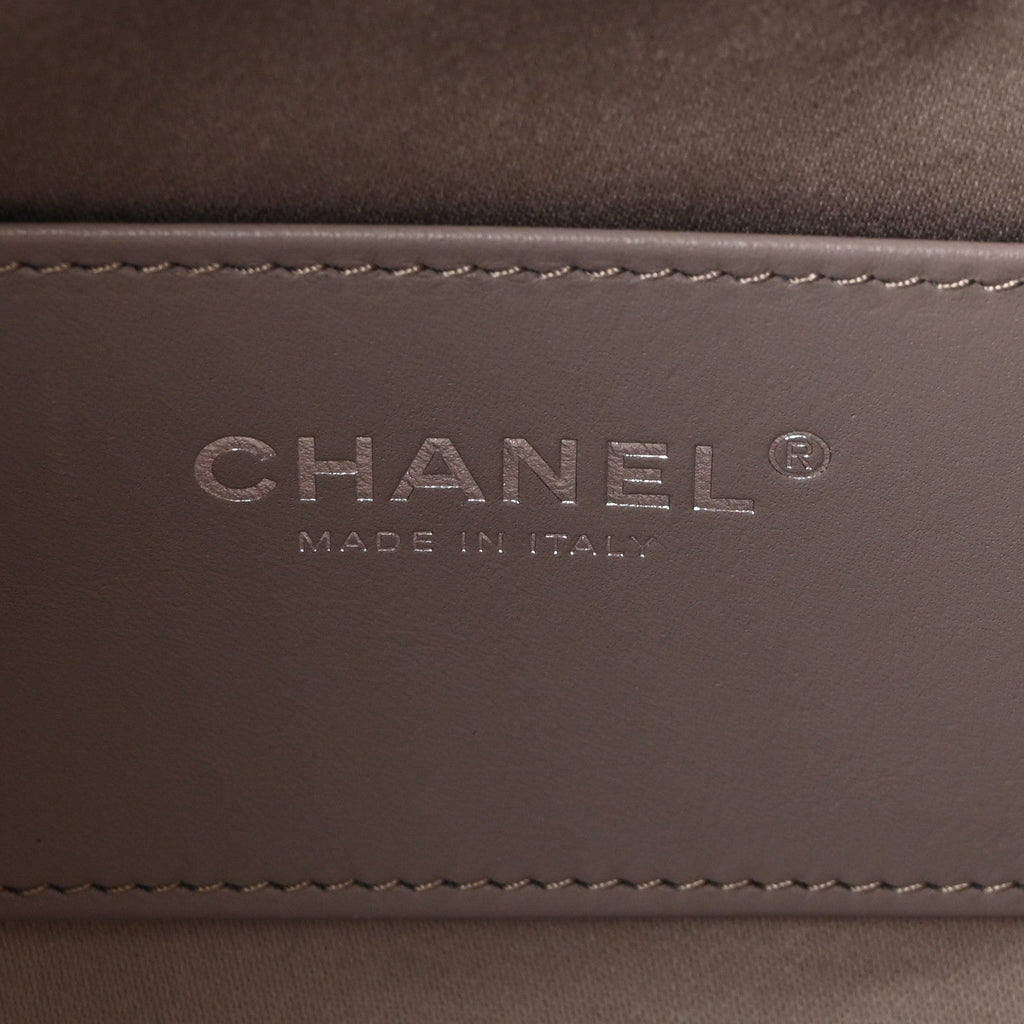 Caviar Quilted Mini Chanel 25 Handbag Dark Grey