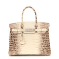 Matte Niloticus Crocodile Himalaya Birkin 30 Blanc