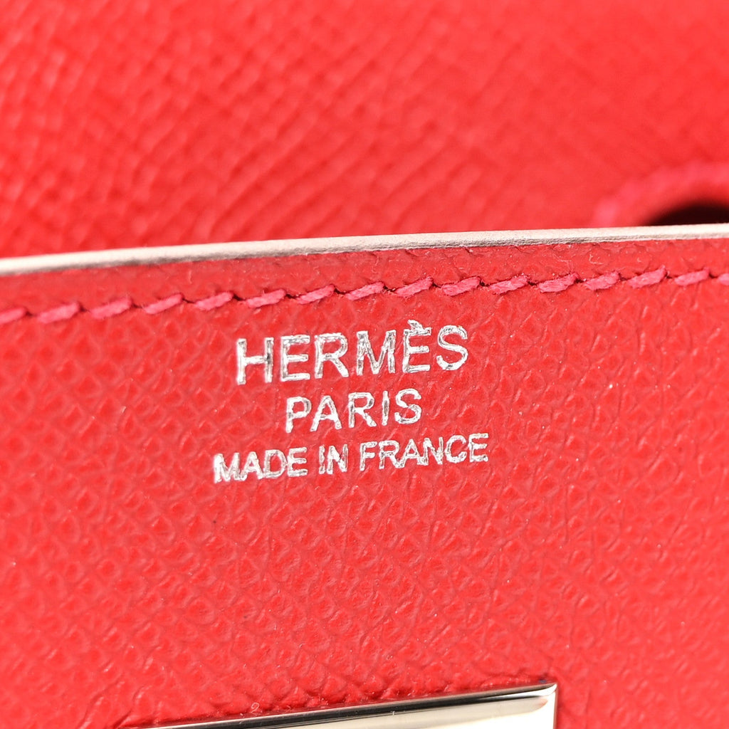 Epsom BIRKIN 30 Rouge Casaque