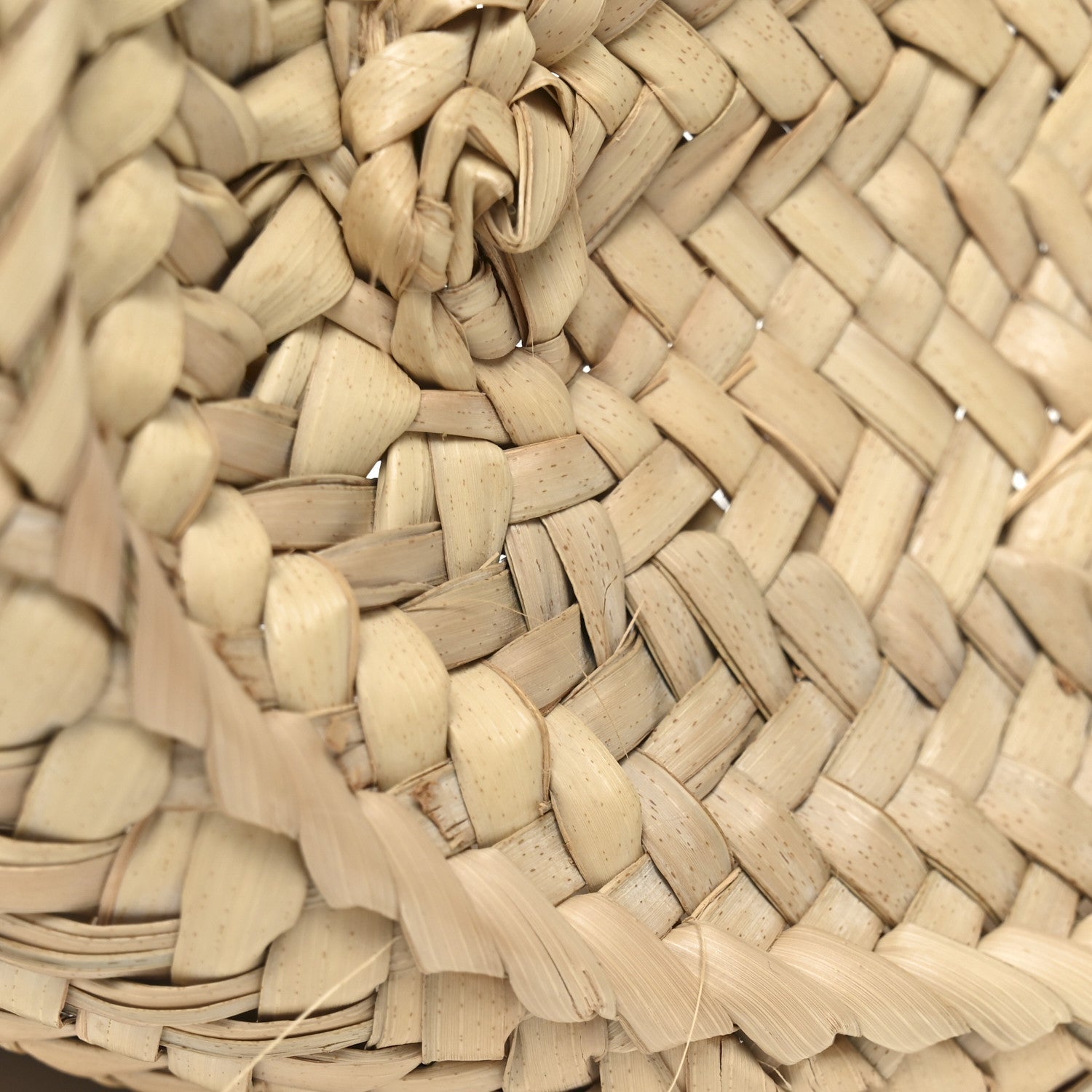 Raffia Small Basket Tote Bag Natural Tan