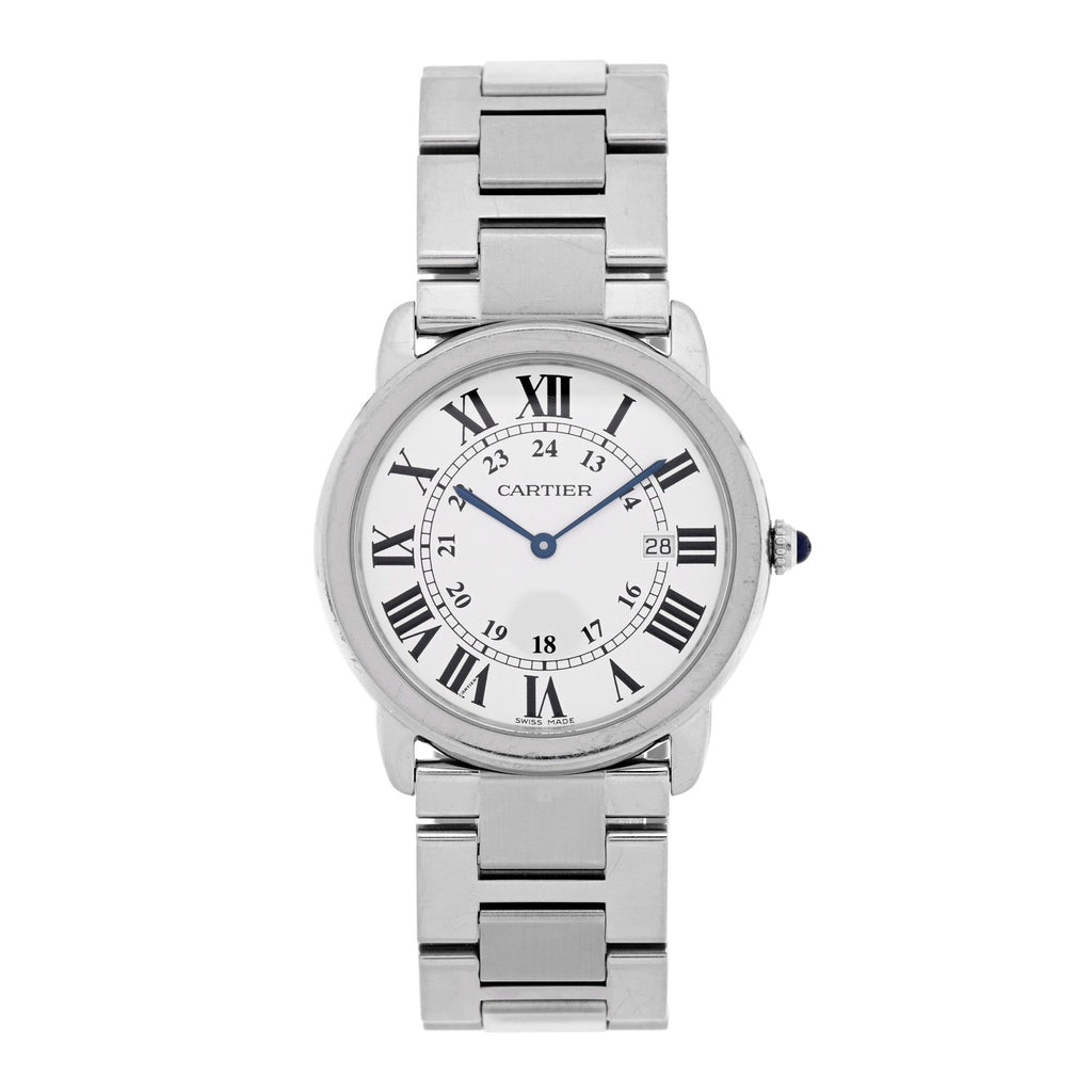 Stainless Steel 36mm Ronde Solo Quartz Watch