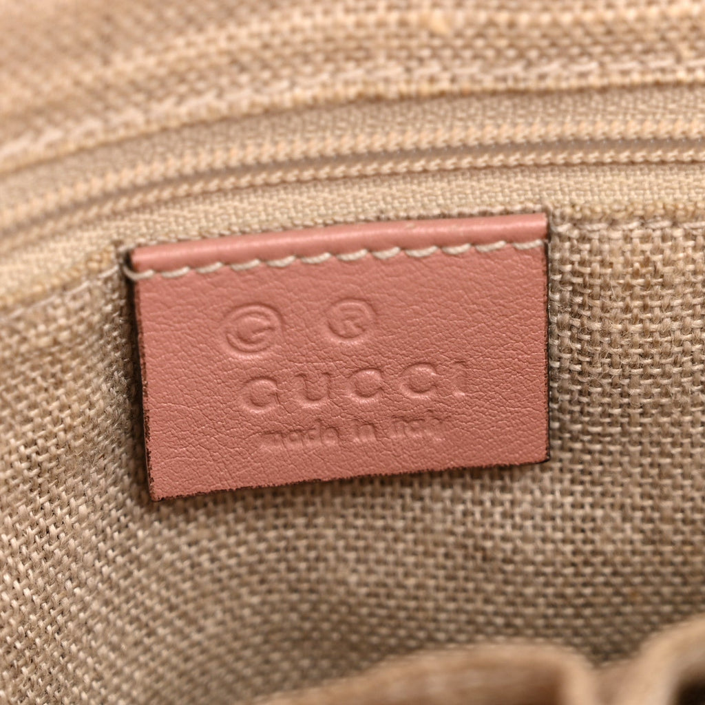Microguccissima Small Bree Tote Soft Pink