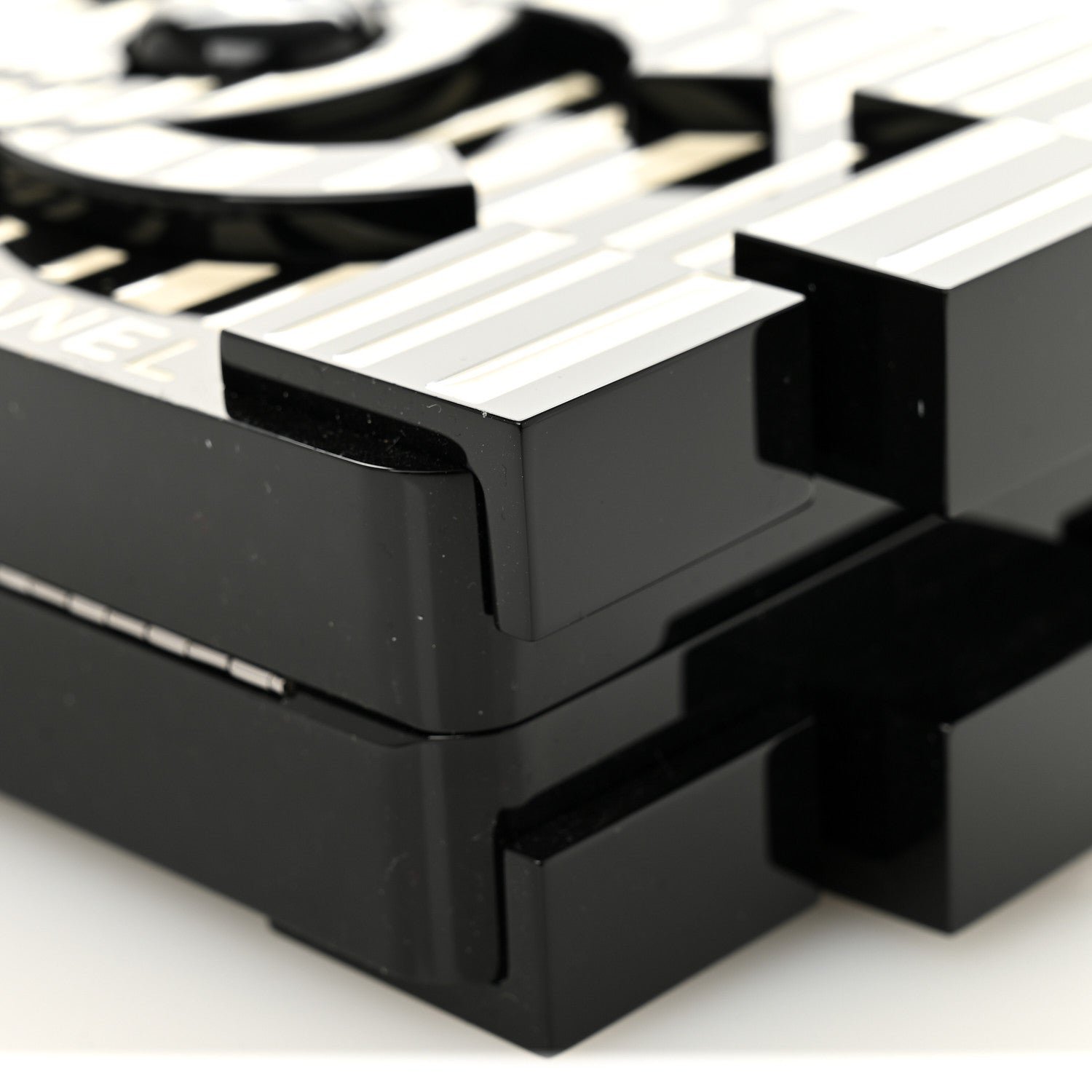Plexiglass Barcode Boy Brick Lego Clutch Black