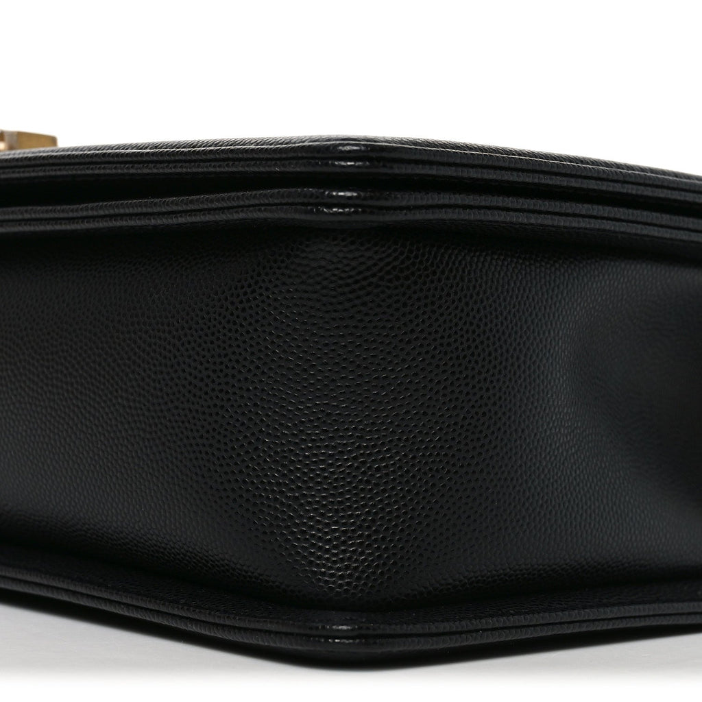 Caviar Quilted New Medium Boy Flap Black