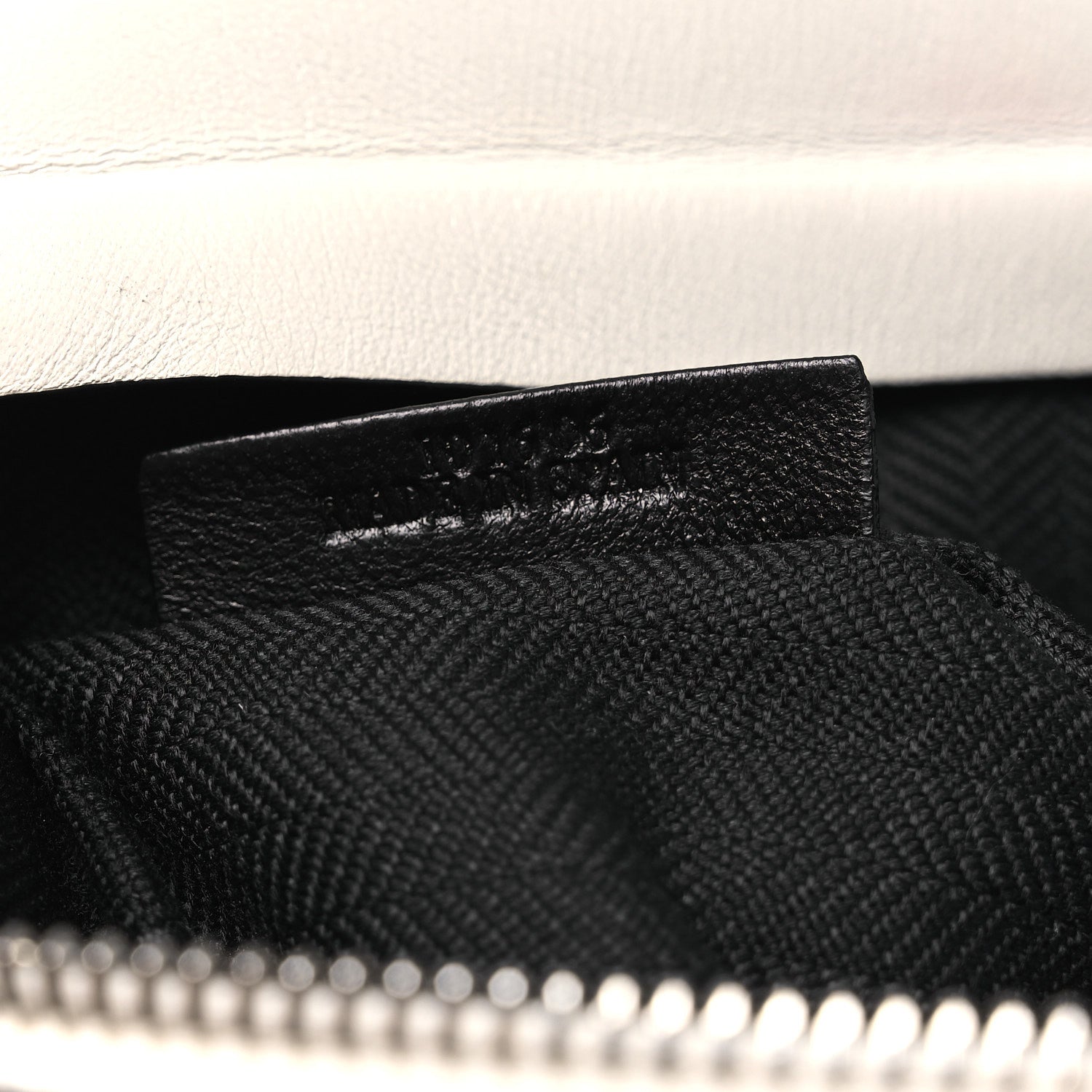 Calfskin Mushroom T Pouch Bag White