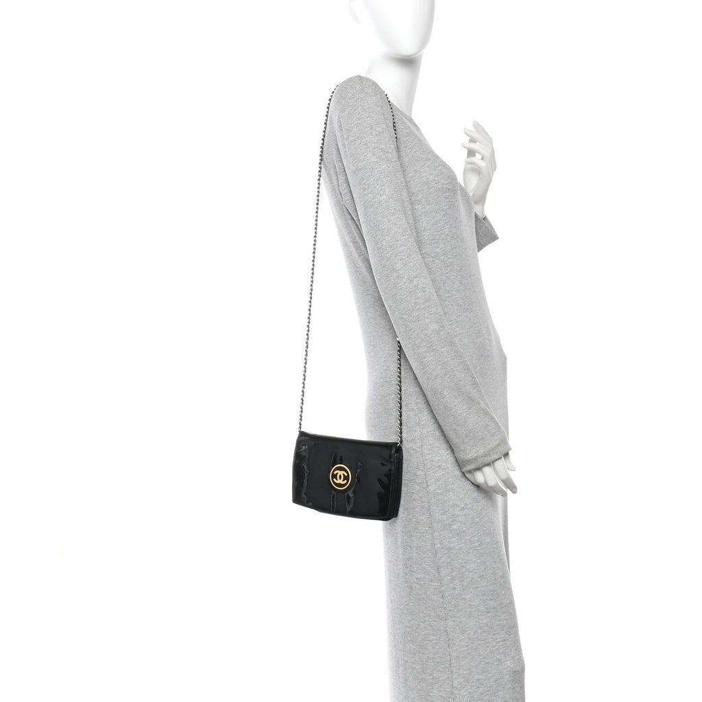 Patent CC Compact Wallet on Chain WOC Black
