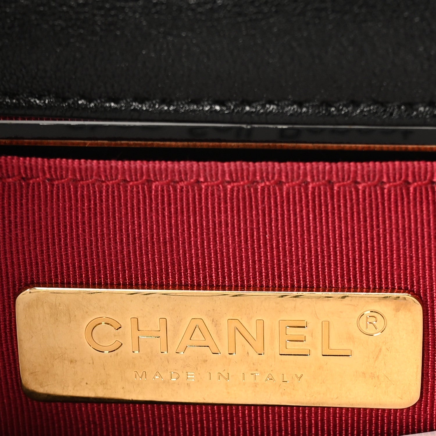 Goatskin Quilted Chanel 19 Waist Bag Black