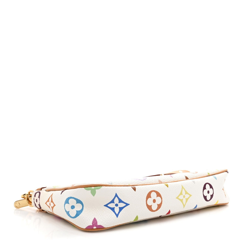Monogram Multicolor Pochette Accessories White
