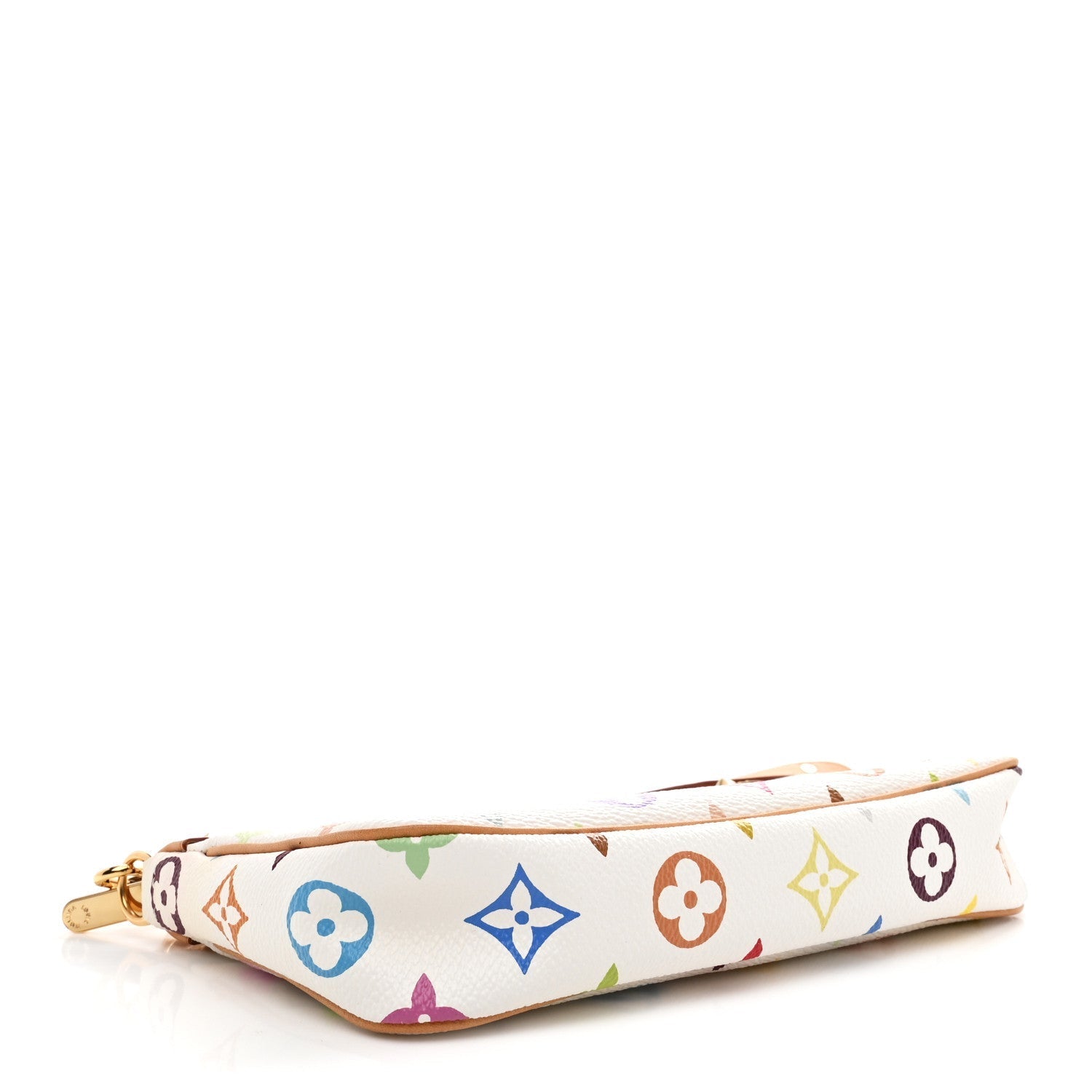 Monogram Multicolor Pochette Accessories White