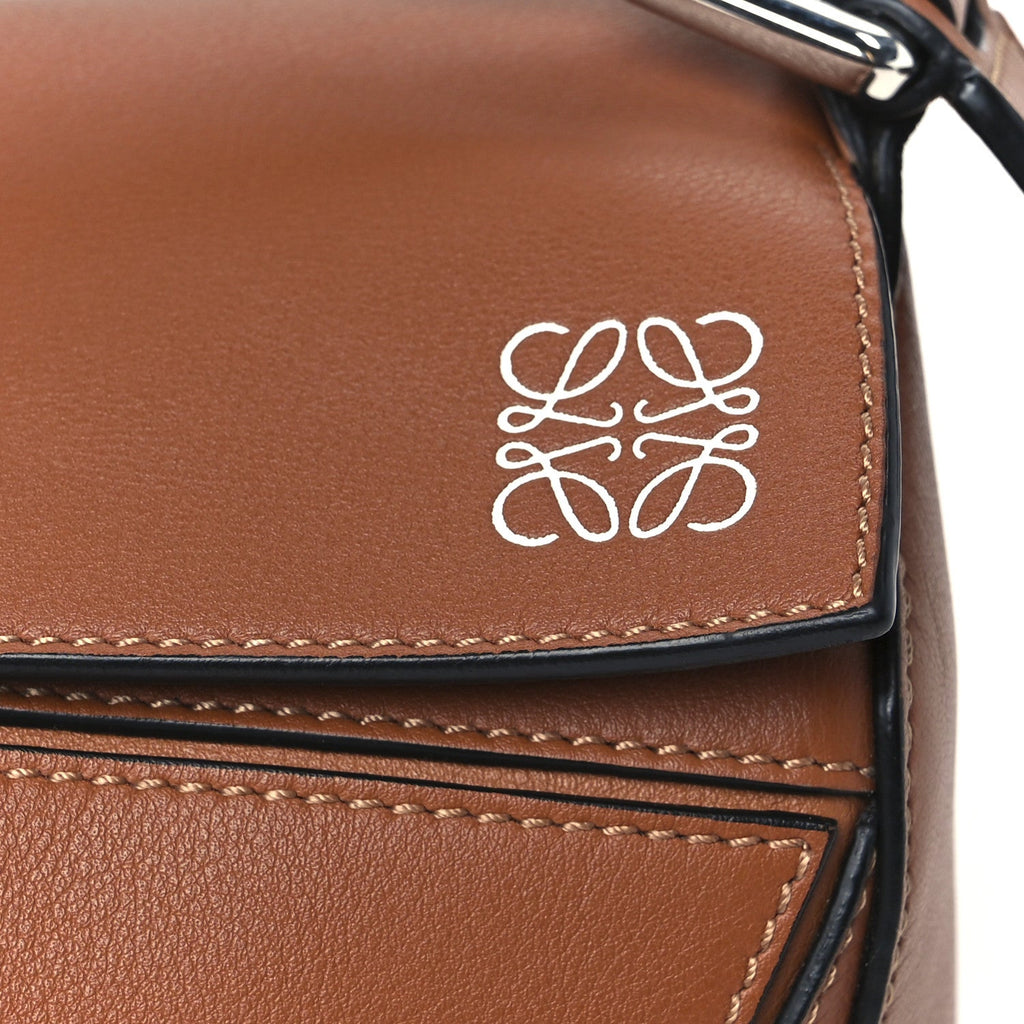 Calfskin Small Puzzle Bag Tan