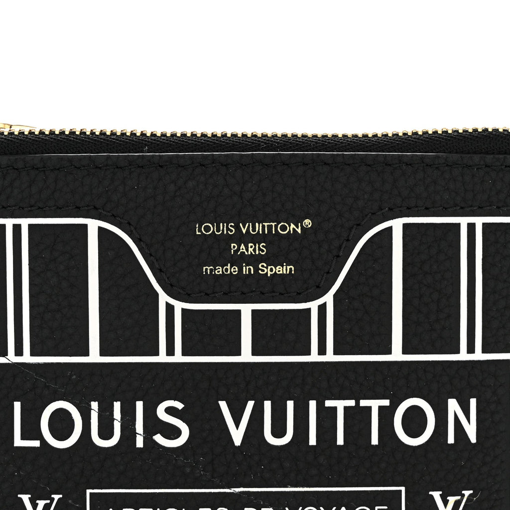 Calfskin Neverfull Inside Out BB Pochette Black