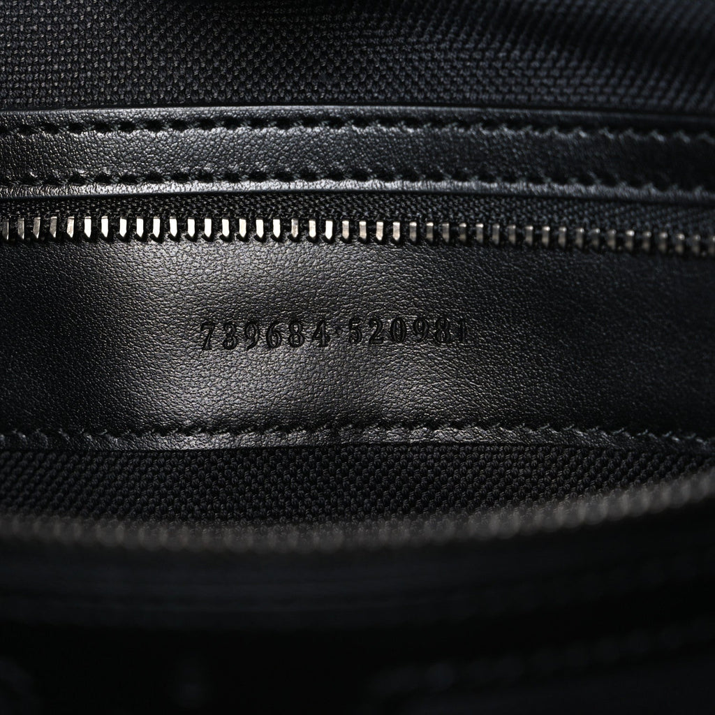 Calfskin Matelasse Monochrome Large GG Marmont Tote Bag Black