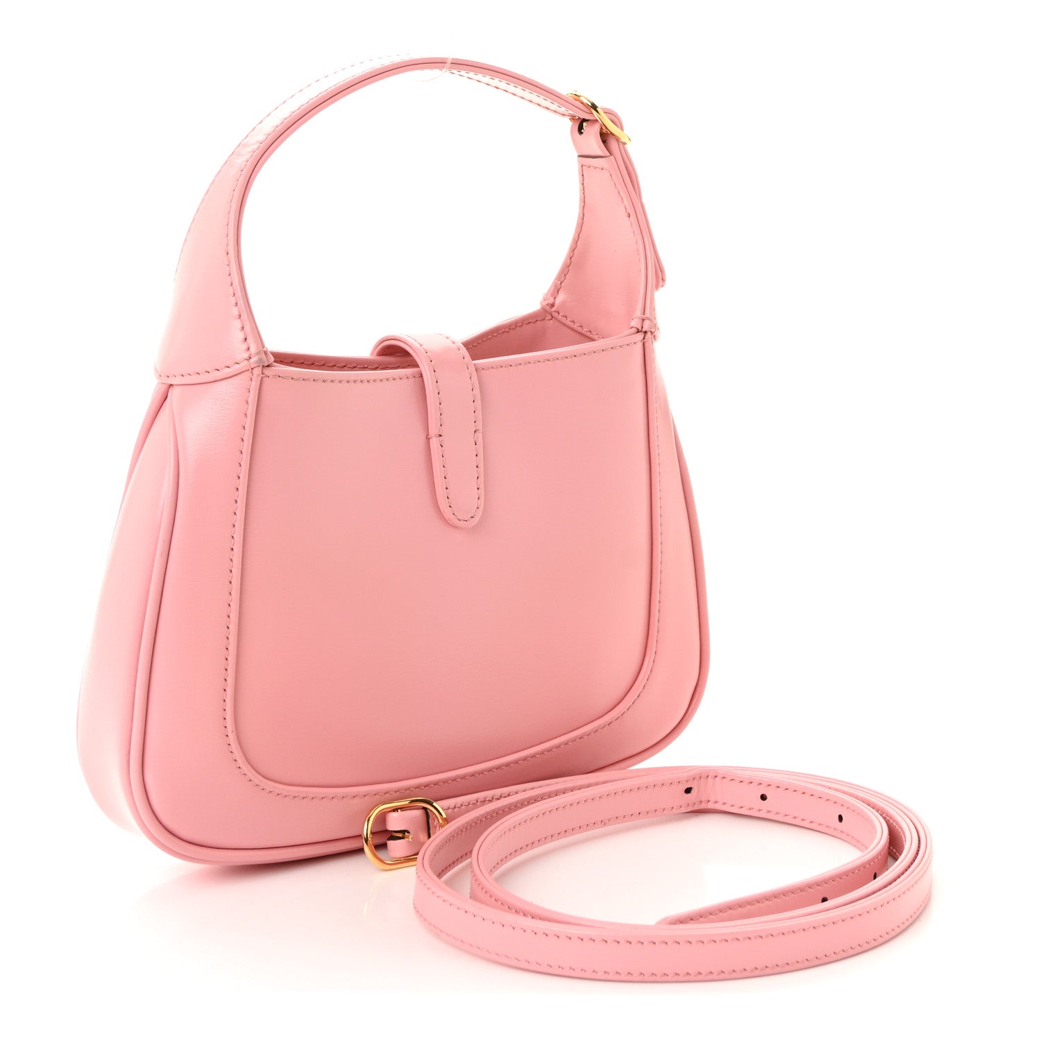 Boarded Dyana Lux Calfskin Mini Jackie 1961 Hobo Wild Rose
