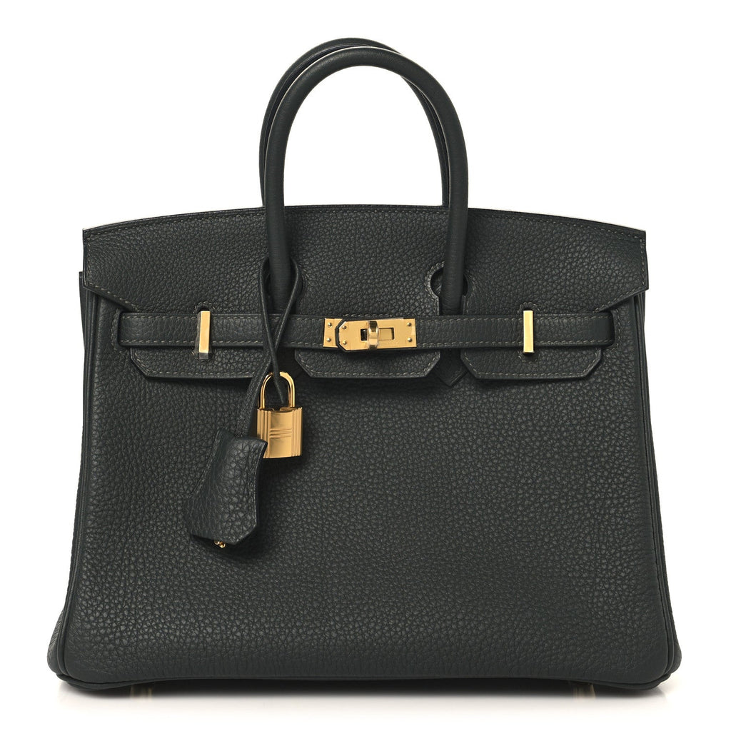 Togo Birkin 25 Vert Fonce