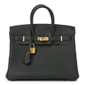 Togo Birkin 25 Vert Fonce