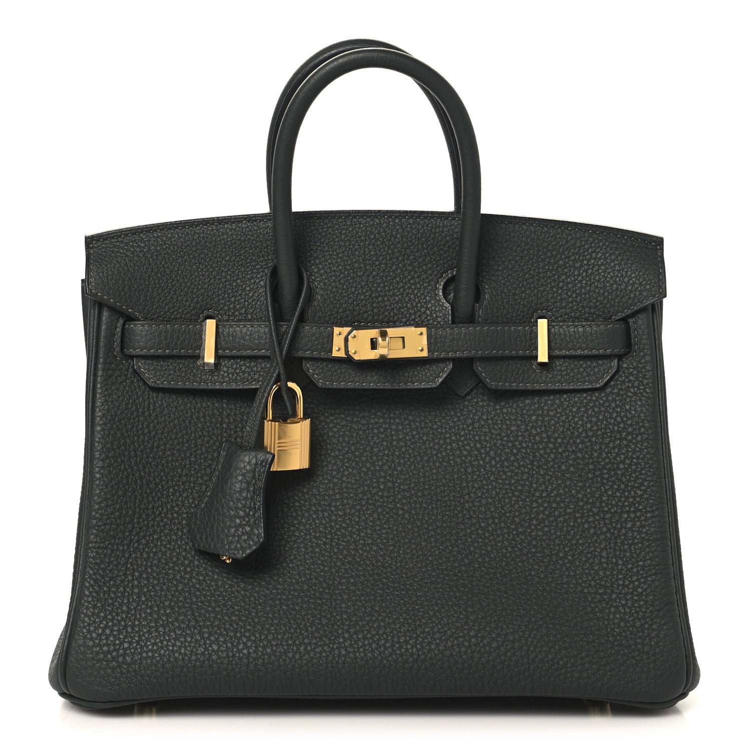 Togo Birkin 25 Vert Fonce