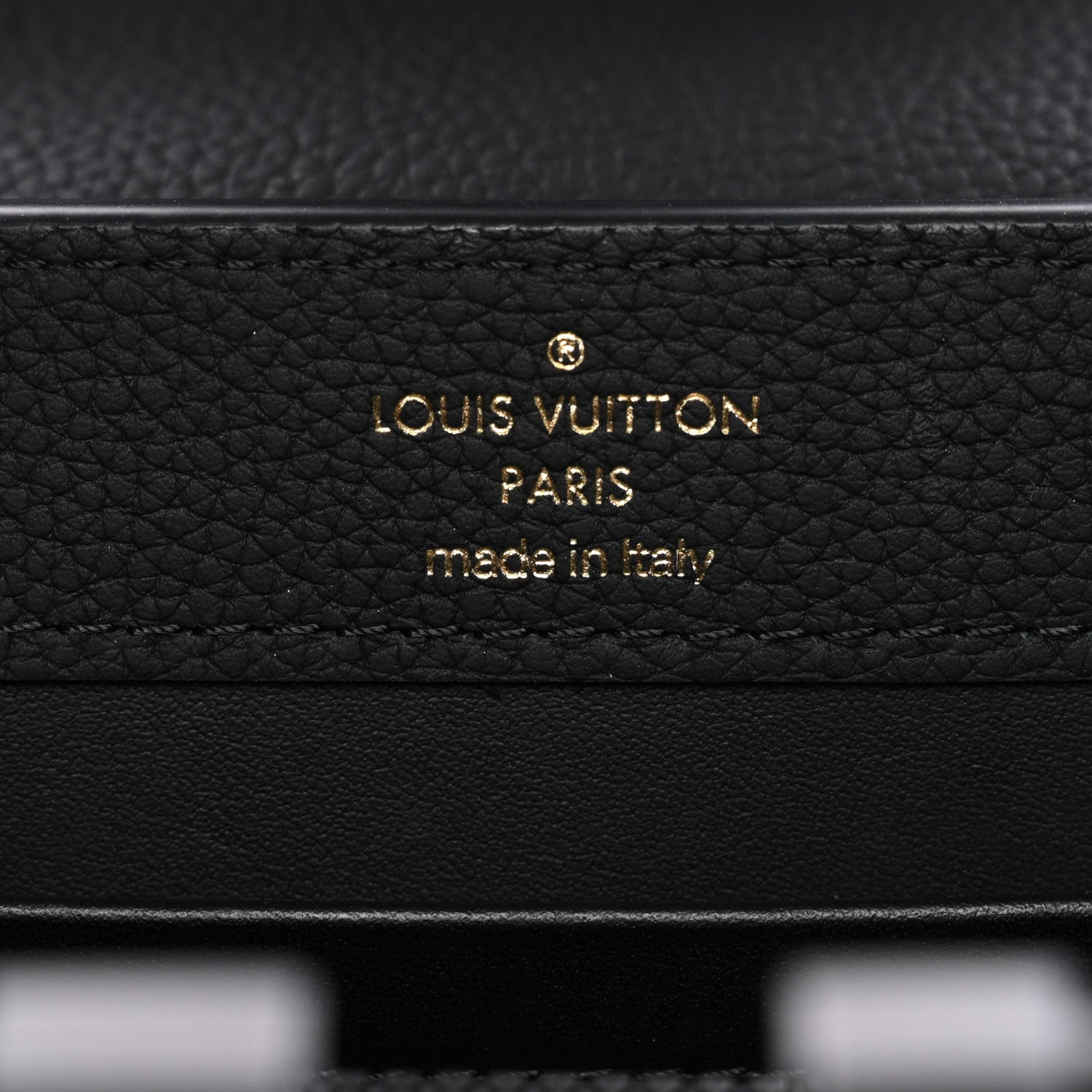 Matte Taurillon Capucines East West Mini All Black