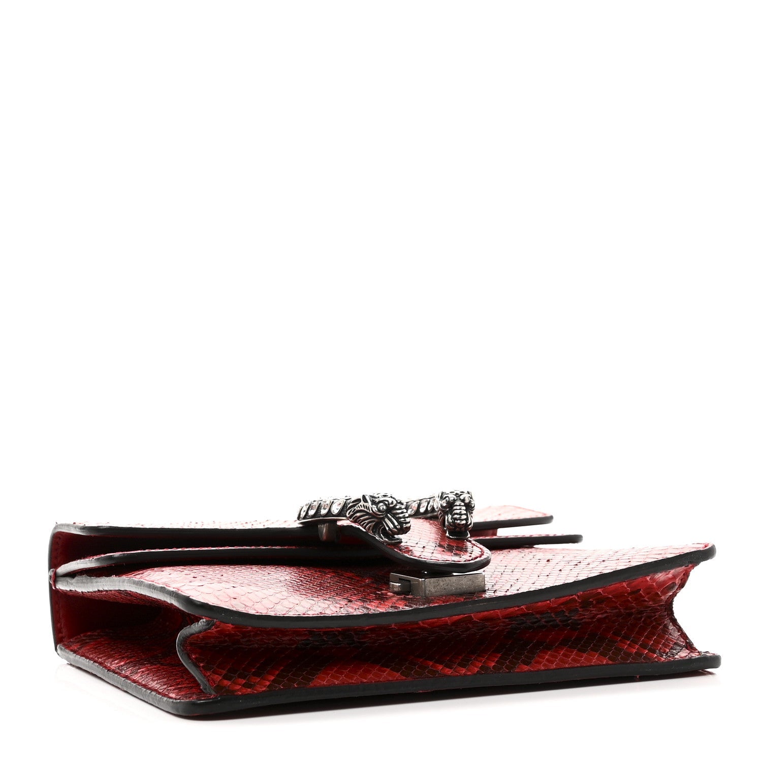 Snakeskin Mini Dionysus Shoulder Bag Red