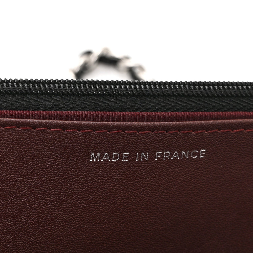 Caviar Quilted CC Turnlock Wallet On Chain WOC Black