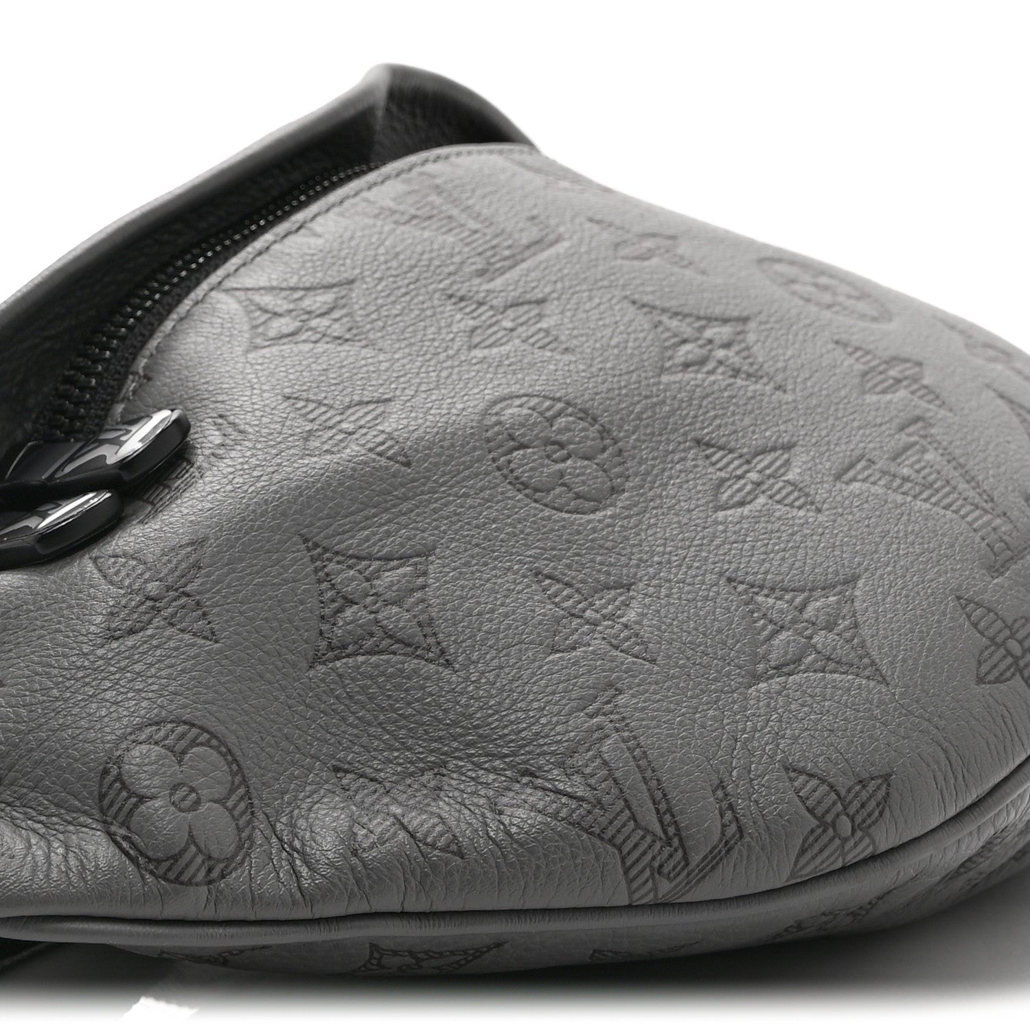 Calfskin Monogram Shadow Discovery Bumbag PM Gray