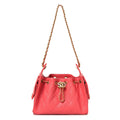 Caviar Quilted Mini Chanel 25 Handbag Coral