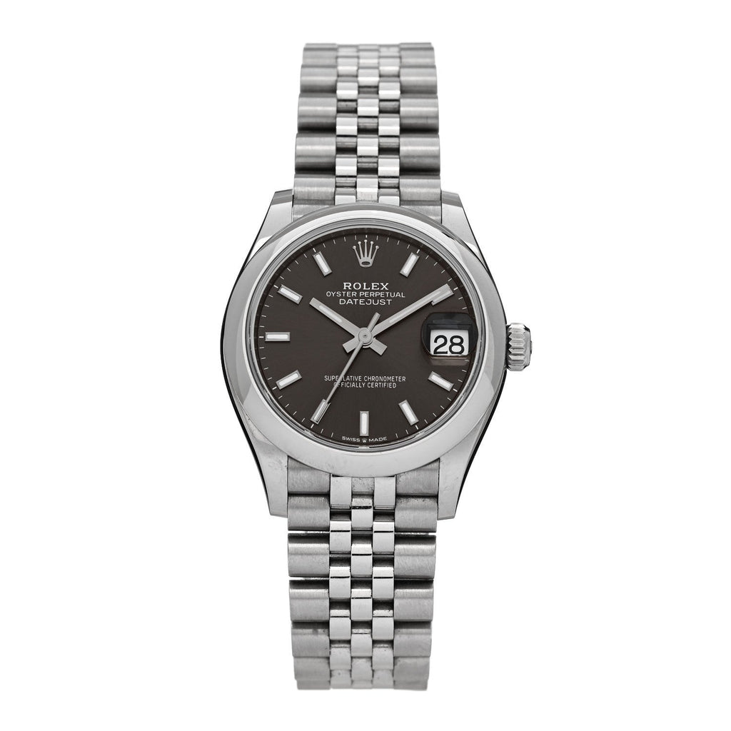 Stainless Steel 31mm Oyster Perpetual Datejust Watch Dark Grey 278240