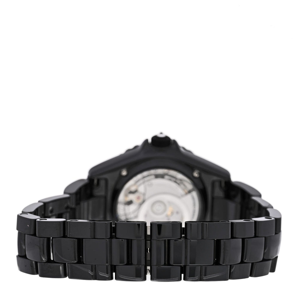 Stainless Steel Ceramic 38mm J12 Limited Edition Mademoiselle Couture Automatic Watch Black