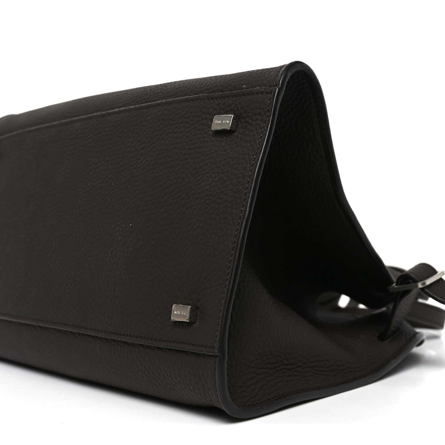 Matte Grained Calfskin Soft Margaux 12 Dark Chocolate