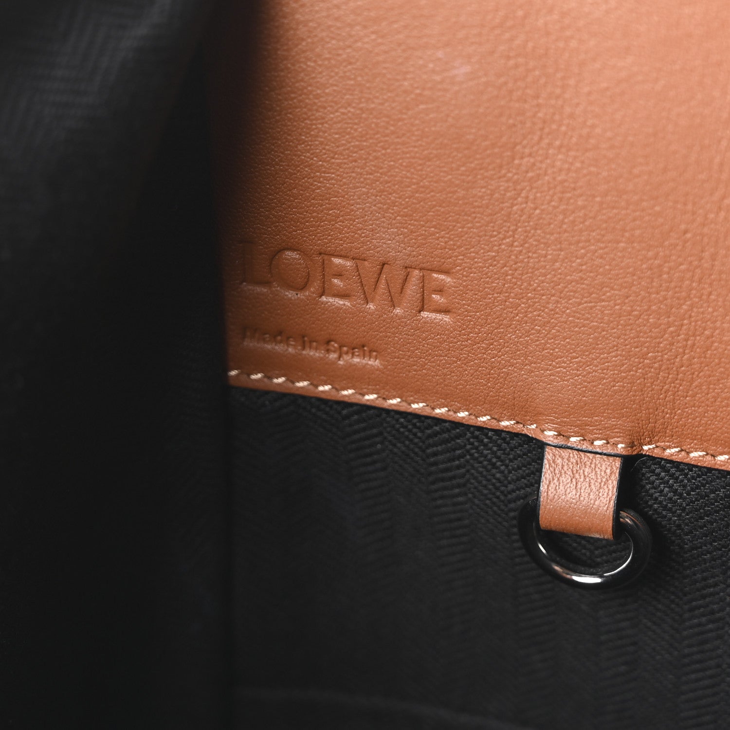 Calfskin Small Hammock Shoulder Bag Tan