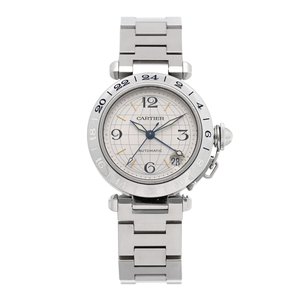 Stainless Steel 35mm Pasha GMT Automatic Watch