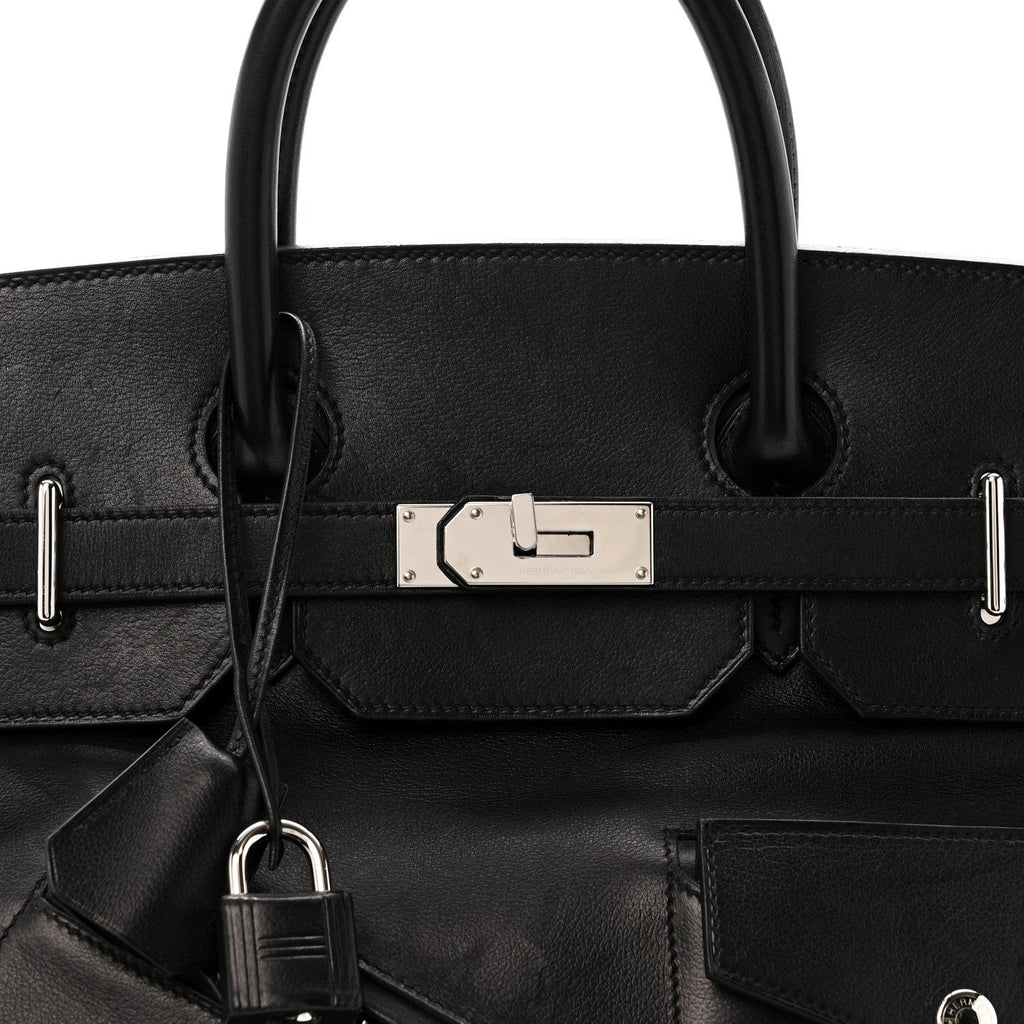 Veau Volupto Rock HAC Birkin 40 Black