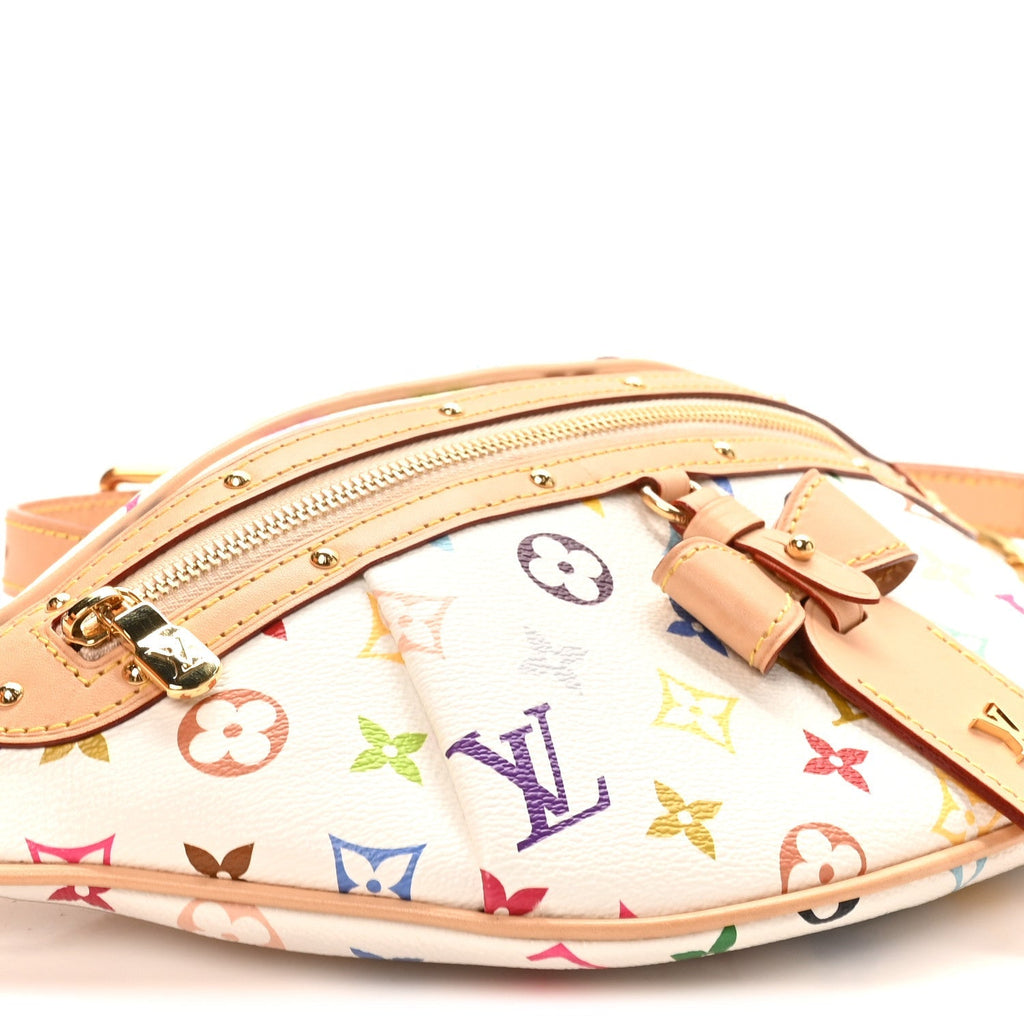 LV X TM Monogram Multicolor High Rise Bumbag White