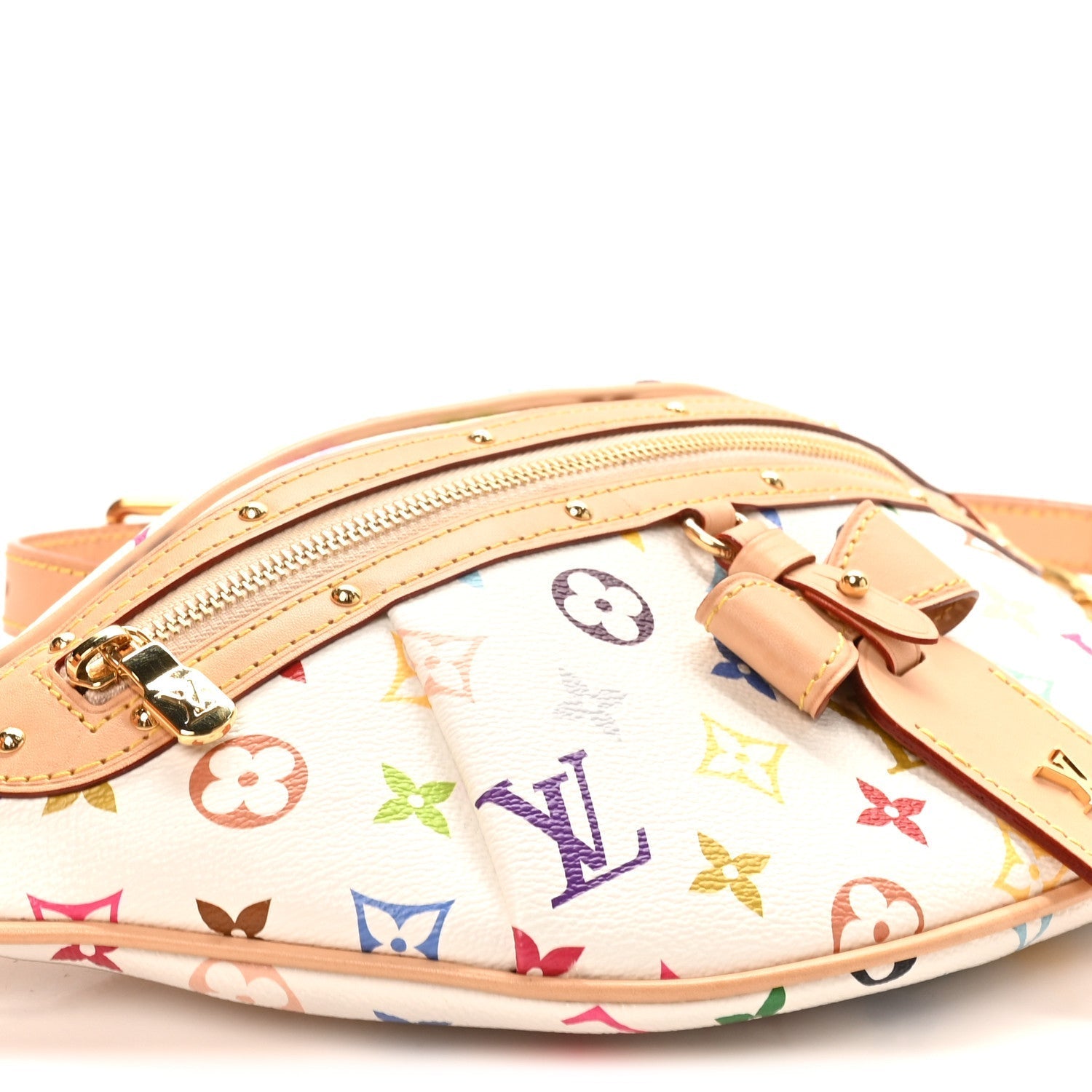 LV X TM Monogram Multicolor High Rise Bumbag White
