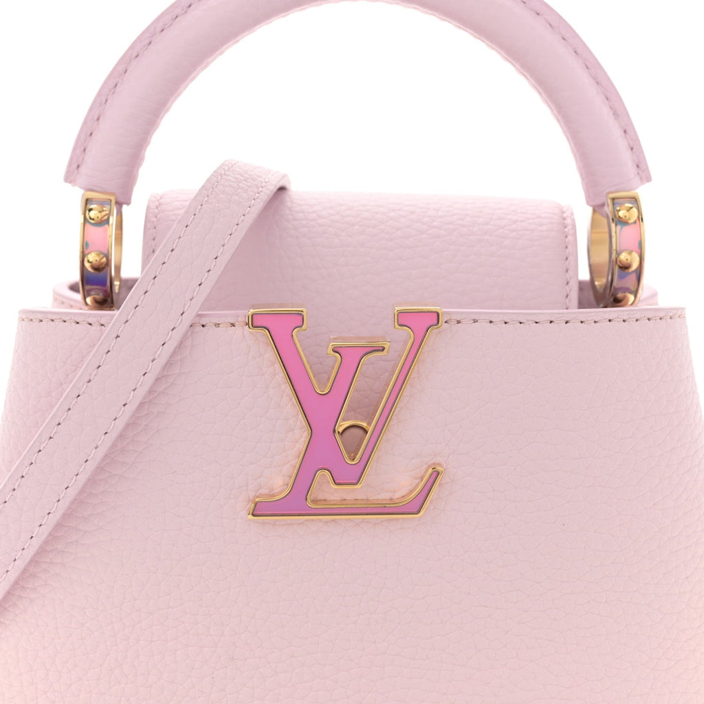 Taurillon LV Ski Capucines Mini Pearly Lilac