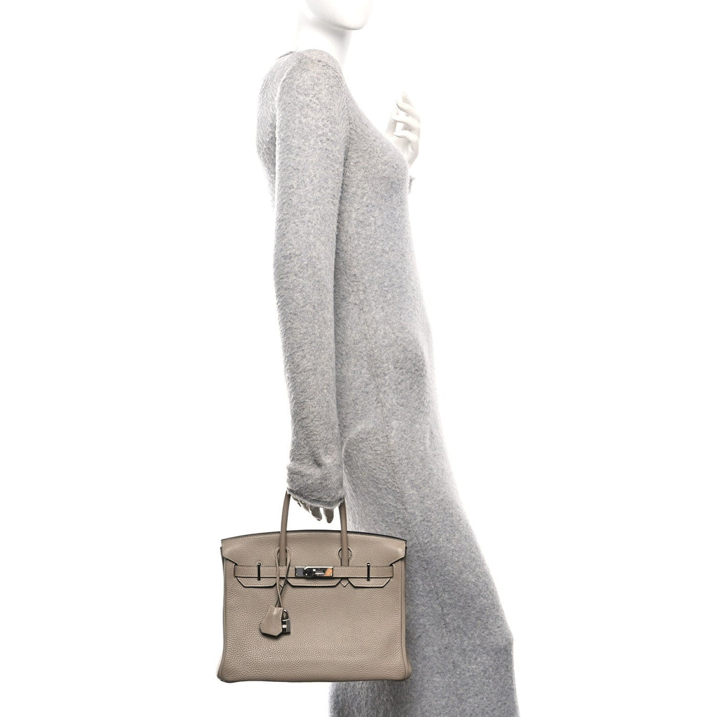 Togo Birkin 30 Gris Tourterelle