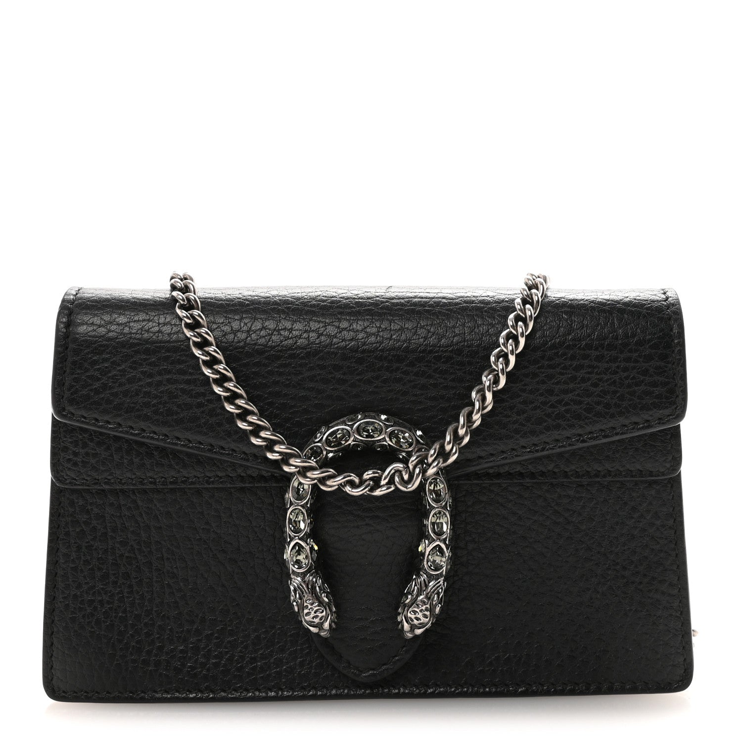 Calfskin Super Mini Dionysus Shoulder Bag Black