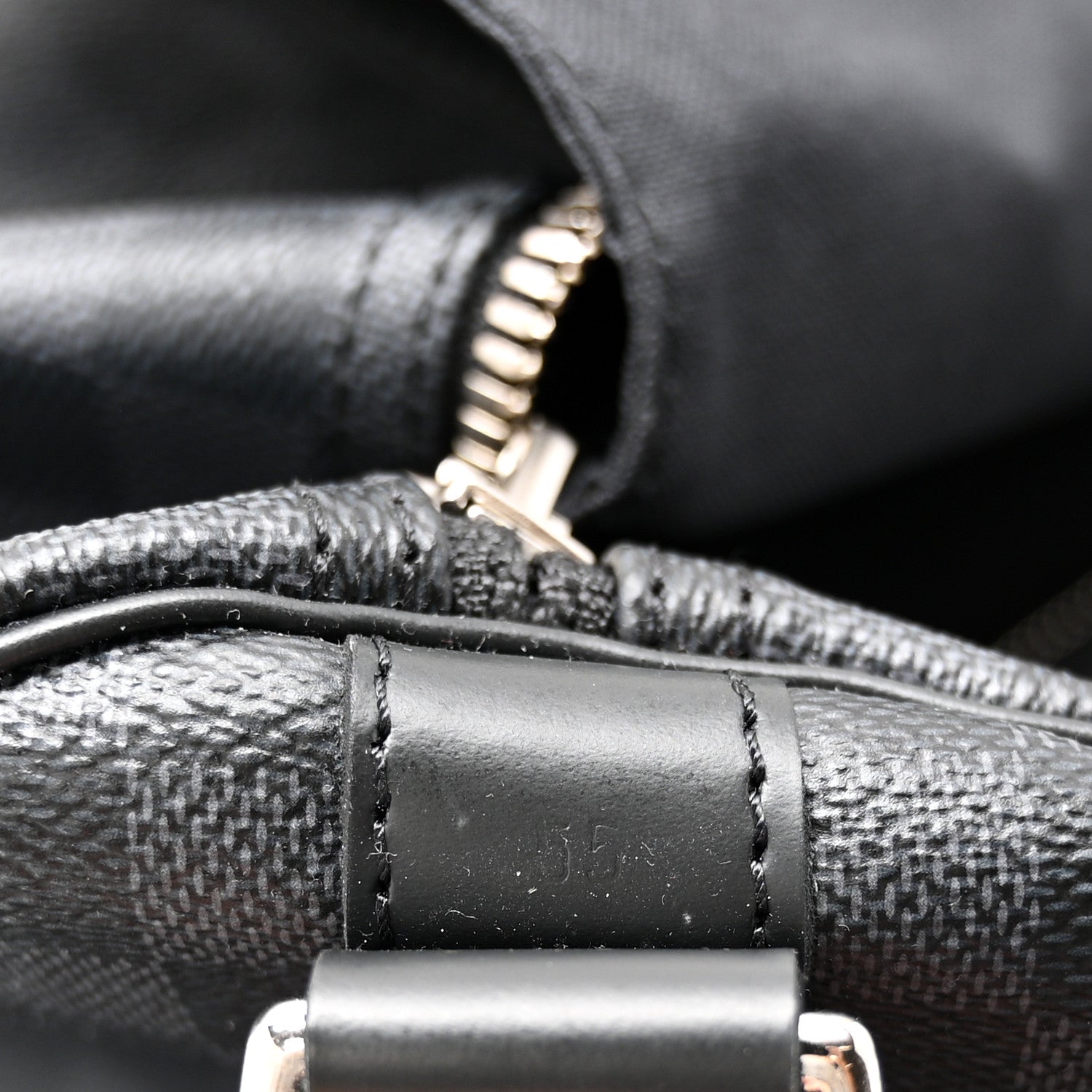 Damier Graphite Keepall Bandouliere 55