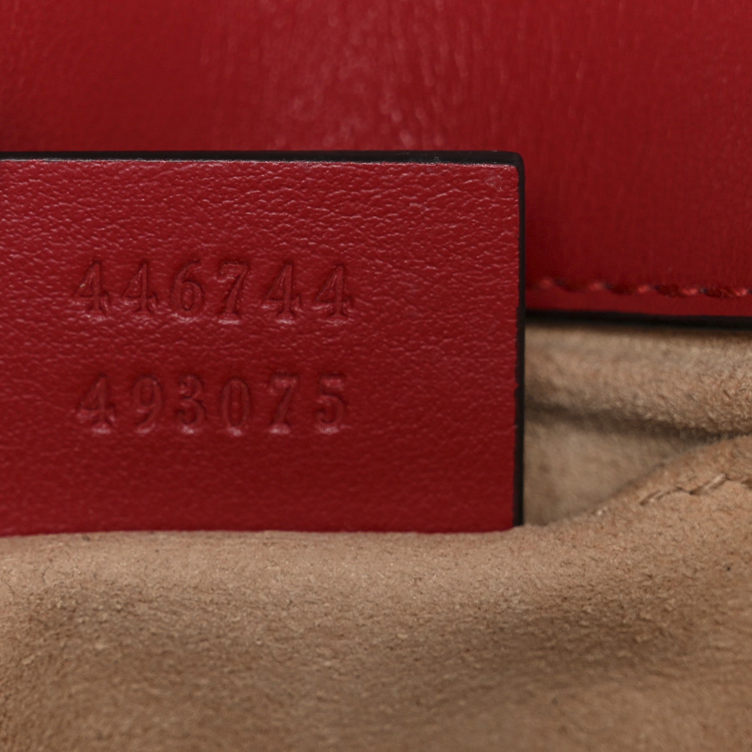 Calfskin Matelasse Mini GG Marmont Shoulder Bag Hibiscus Red