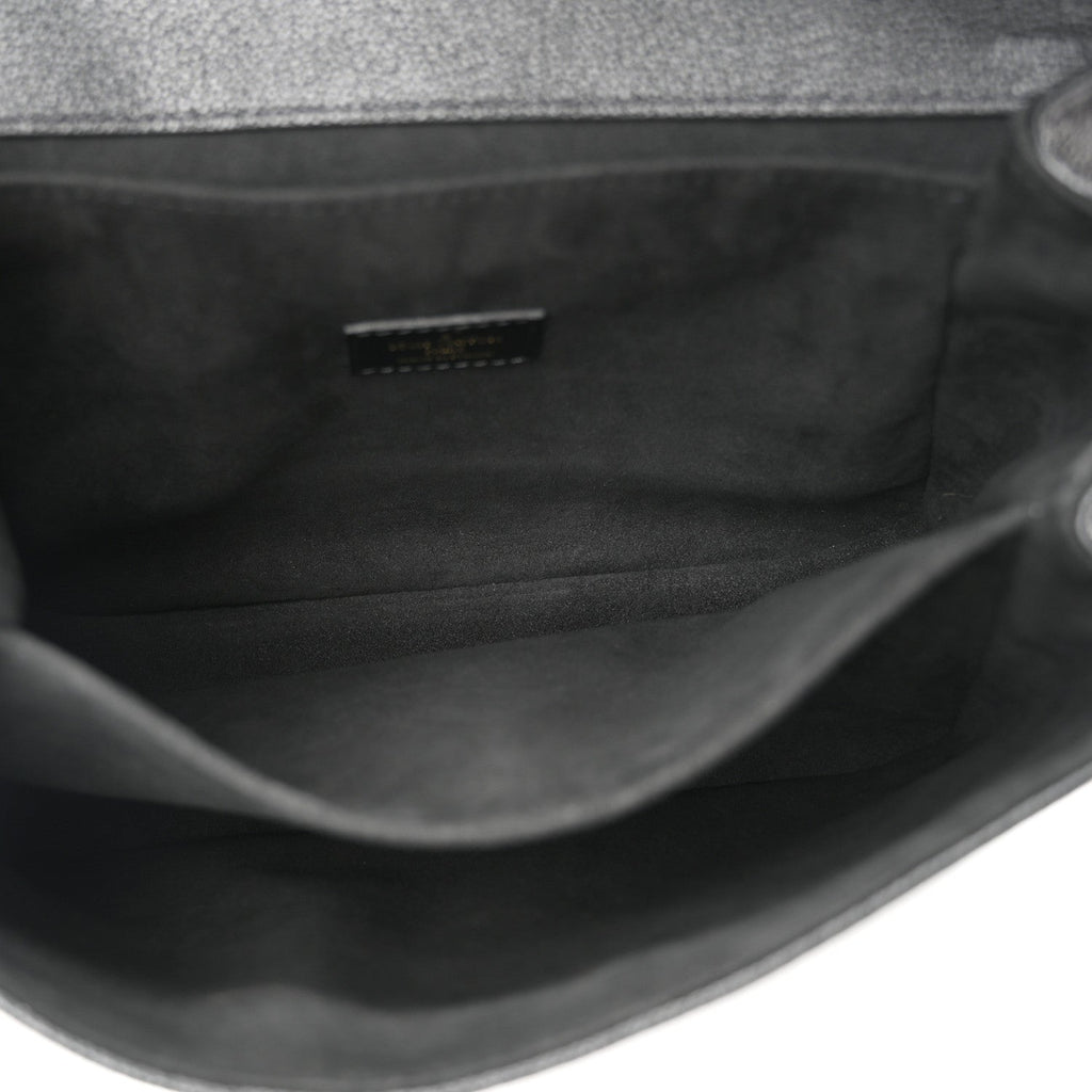 Empreinte Monogram Giant Broderies Pochette Metis Black